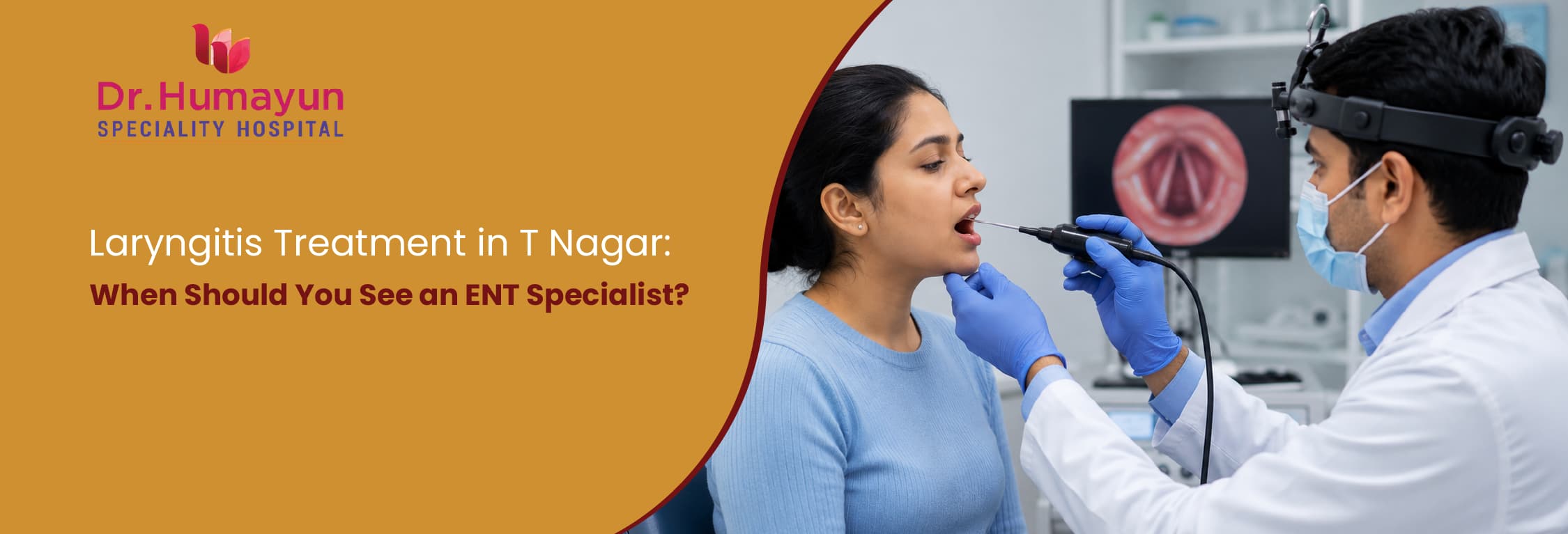Laryngitis Treatment in T Nagar: When Should You See an ENT Specialist?