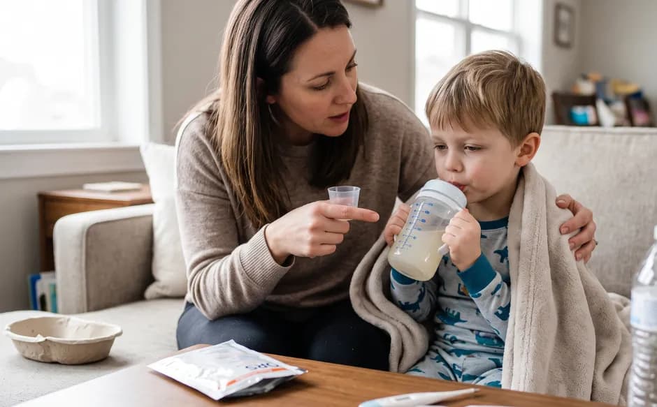 ORS and Stomach Flu Hydration for Kids: What Parents Should Know