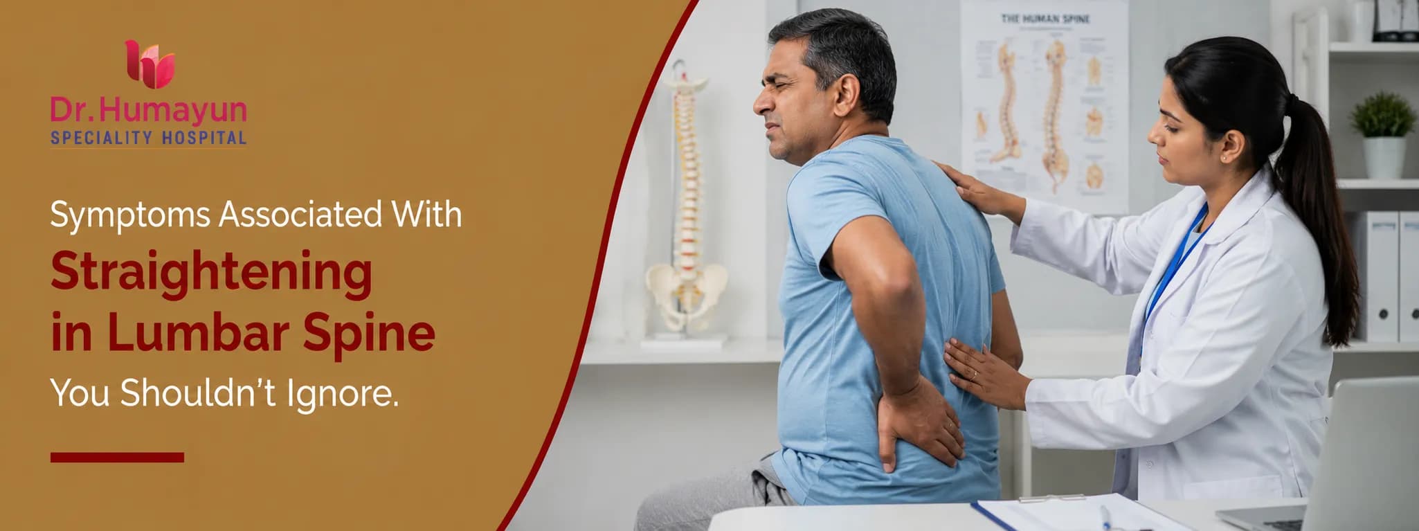 Symptoms Associated With Straightening in Lumbar Spine You Shouldn’t Ignore, Humayun hospital, chennai